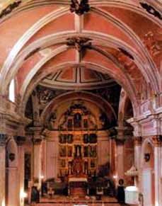 Interior de la Iglesia Parroquial de la Asunción en Vilafamés